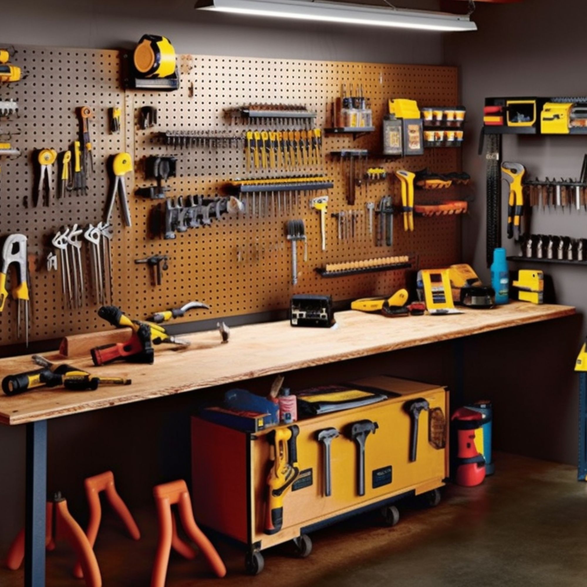 A well - equipped workshop, brimming with tools and gadgets tailored for men with a passion for DIY projects. A sturdy workbench holds a collection of power tools, precision instruments, and a set of high - quality wrenches.