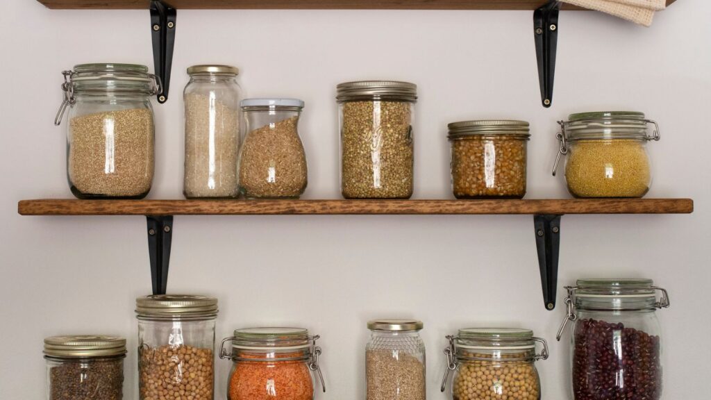 Mason Jar Kitchen Organizers